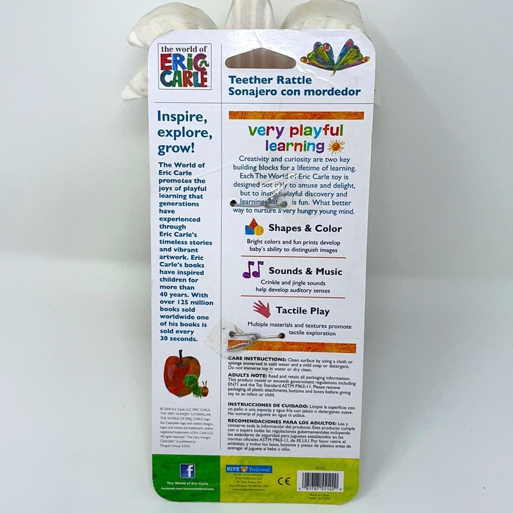 The Very Hungry Caterpillar Teether Rattle - Picture 3 of 3